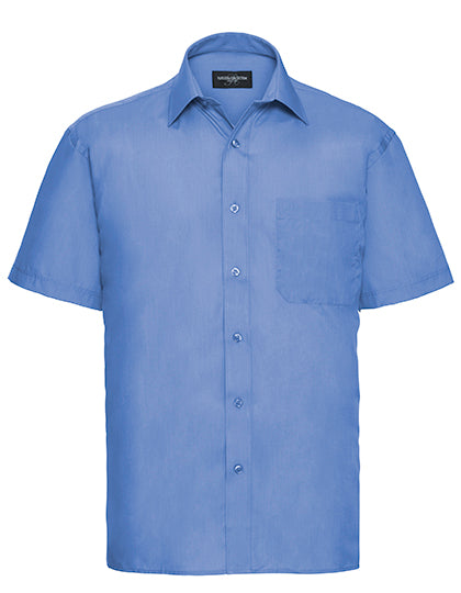 Men´s Short Sleeve Classic Polycotton Poplin Shirt (Z935)