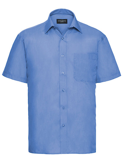 Men´s Short Sleeve Classic Polycotton Poplin Shirt (Z935)