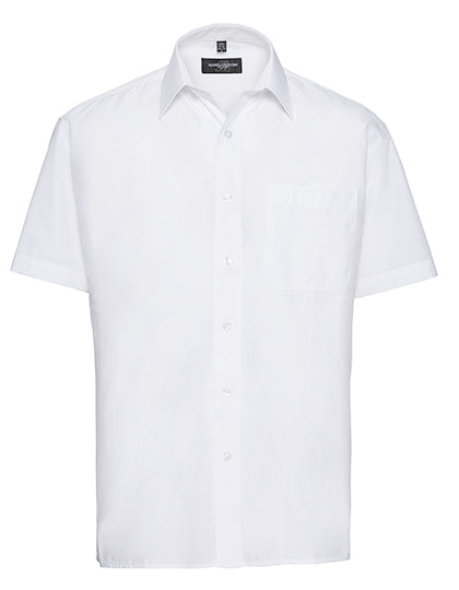 Men´s Short Sleeve Classic Polycotton Poplin Shirt (Z935)