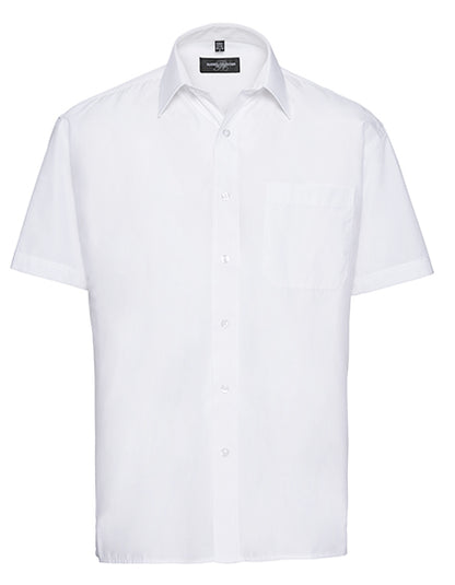 Men´s Short Sleeve Classic Polycotton Poplin Shirt (Z935)