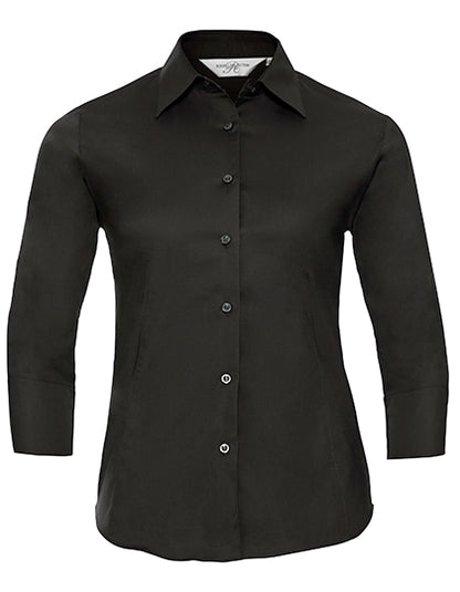 Ladies´ 3/4 Sleeve Fitted Stretch Shirt (Z946F)