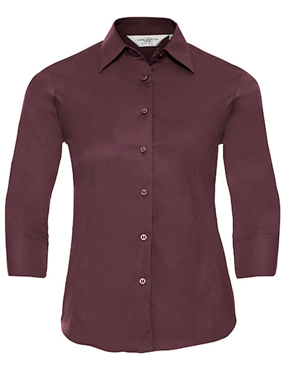 Ladies´ 3/4 Sleeve Fitted Stretch Shirt (Z946F)