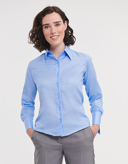 Ladies´ Long Sleeve Tailored Ultimate Non-Iron Shirt (Z956F)