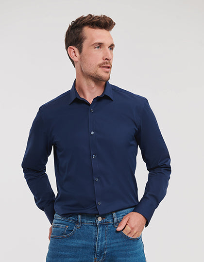 Men´s Long Sleeve Fitted Ultimate Stretch Shirt (Z960)