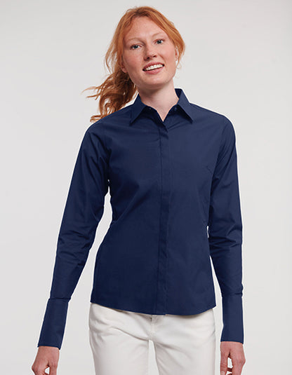 Ladies´ Long Sleeve Fitted Ultimate Stretch Shirt (Z960F)