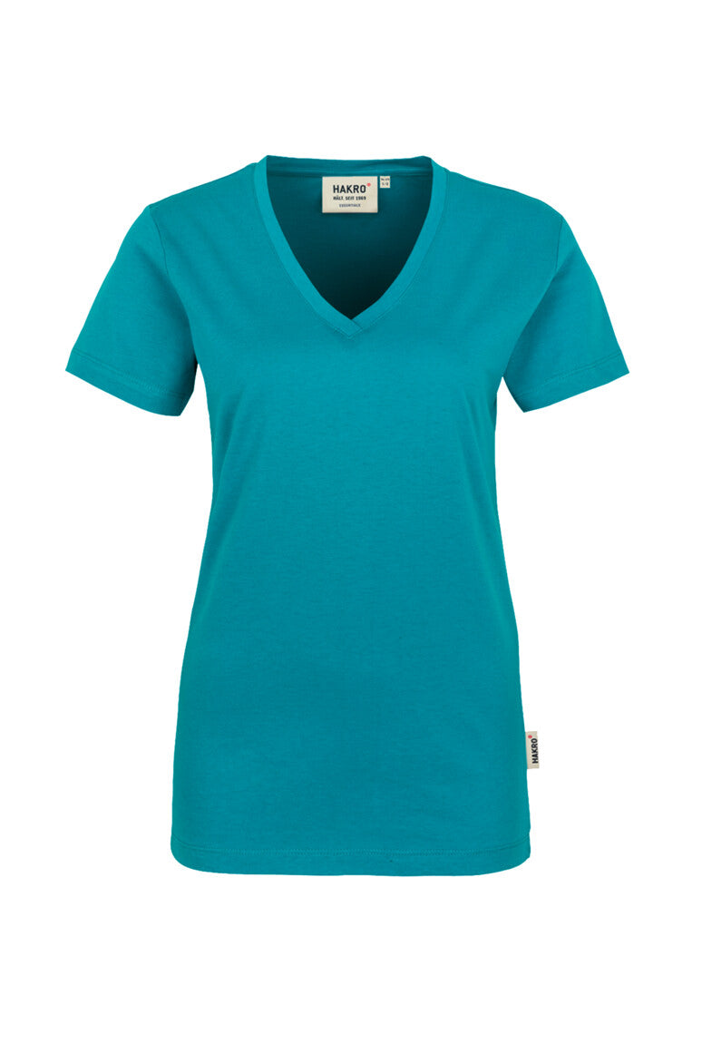 HAKRO Damen V-Shirt Classic (0126)