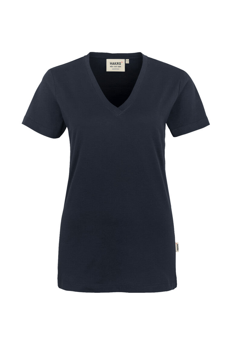 HAKRO Damen V-Shirt Classic (0126)