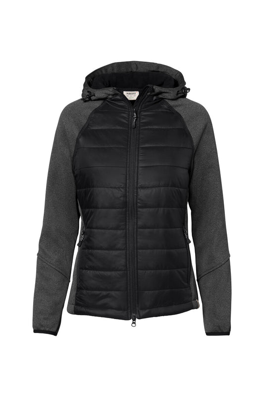 HAKRO Damen Kapuzen-Hybridjacke Contrast (0265)