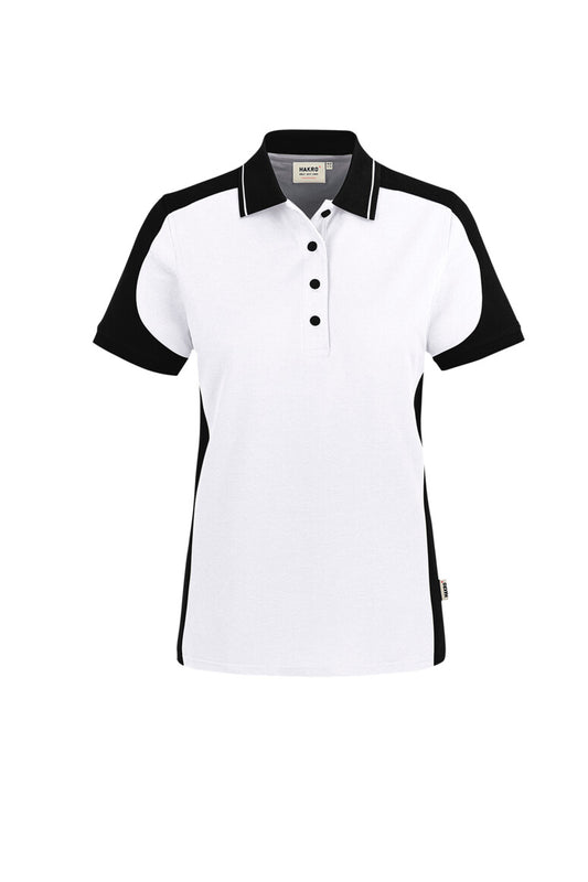 HAKRO Damen Poloshirt Contrast MIKRALINAR® ECO (0339)