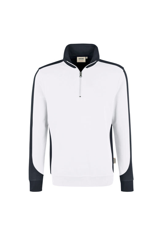 HAKRO Zip-Sweatshirt Contrast MIKRALINAR® (0476)