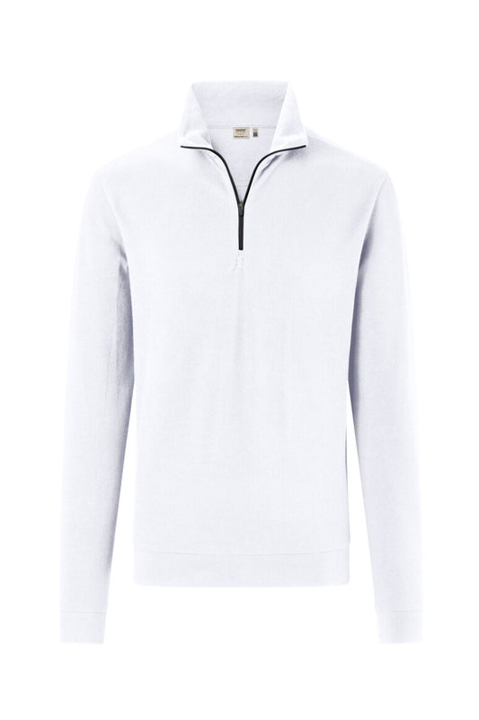 HAKRO Zip-Longsleeve Piqué MIKRALINAR® ECO (0535)