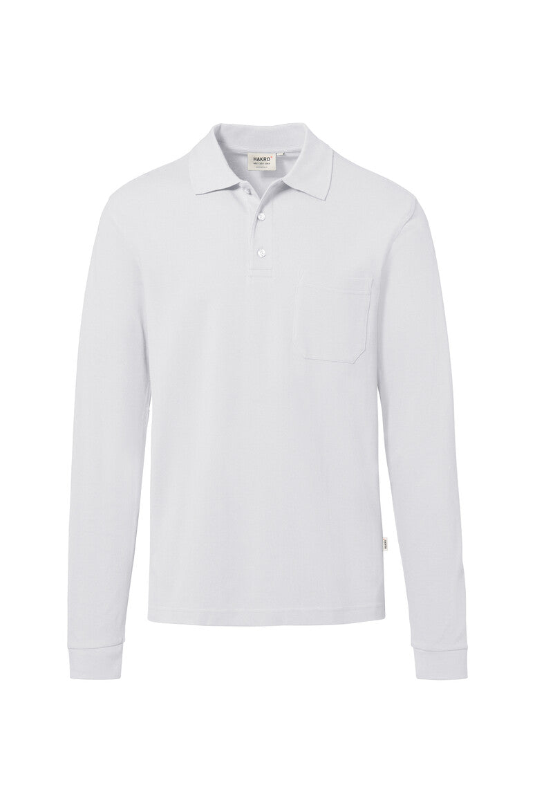HAKRO Pocket-Longsleeve-Polo MIKRALINAR® ECO (0817)