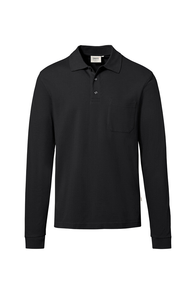 HAKRO Pocket-Longsleeve-Polo MIKRALINAR® ECO (0817)