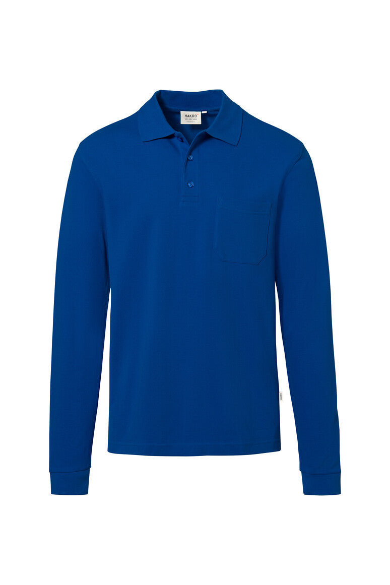 HAKRO Pocket-Longsleeve-Polo MIKRALINAR® ECO (0817)