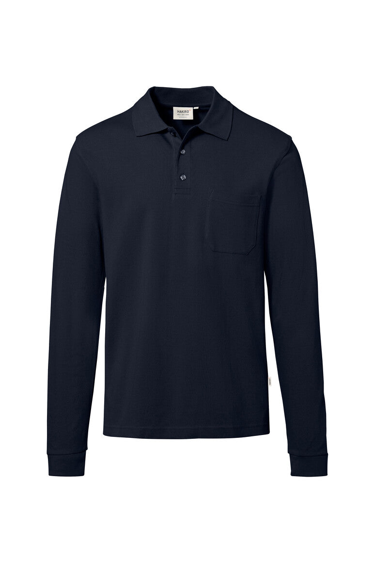 HAKRO Pocket-Longsleeve-Polo MIKRALINAR® ECO (0817)