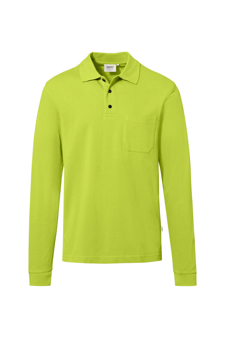 HAKRO Pocket-Longsleeve-Polo MIKRALINAR® ECO (0817)