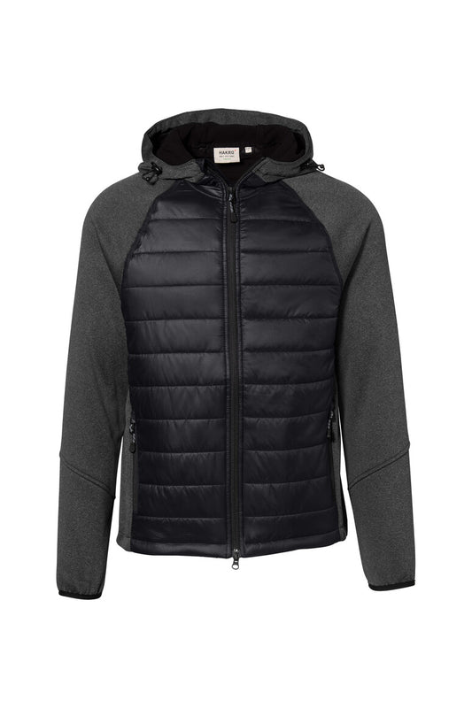HAKRO Kapuzen-Hybridjacke Contrast (0865)