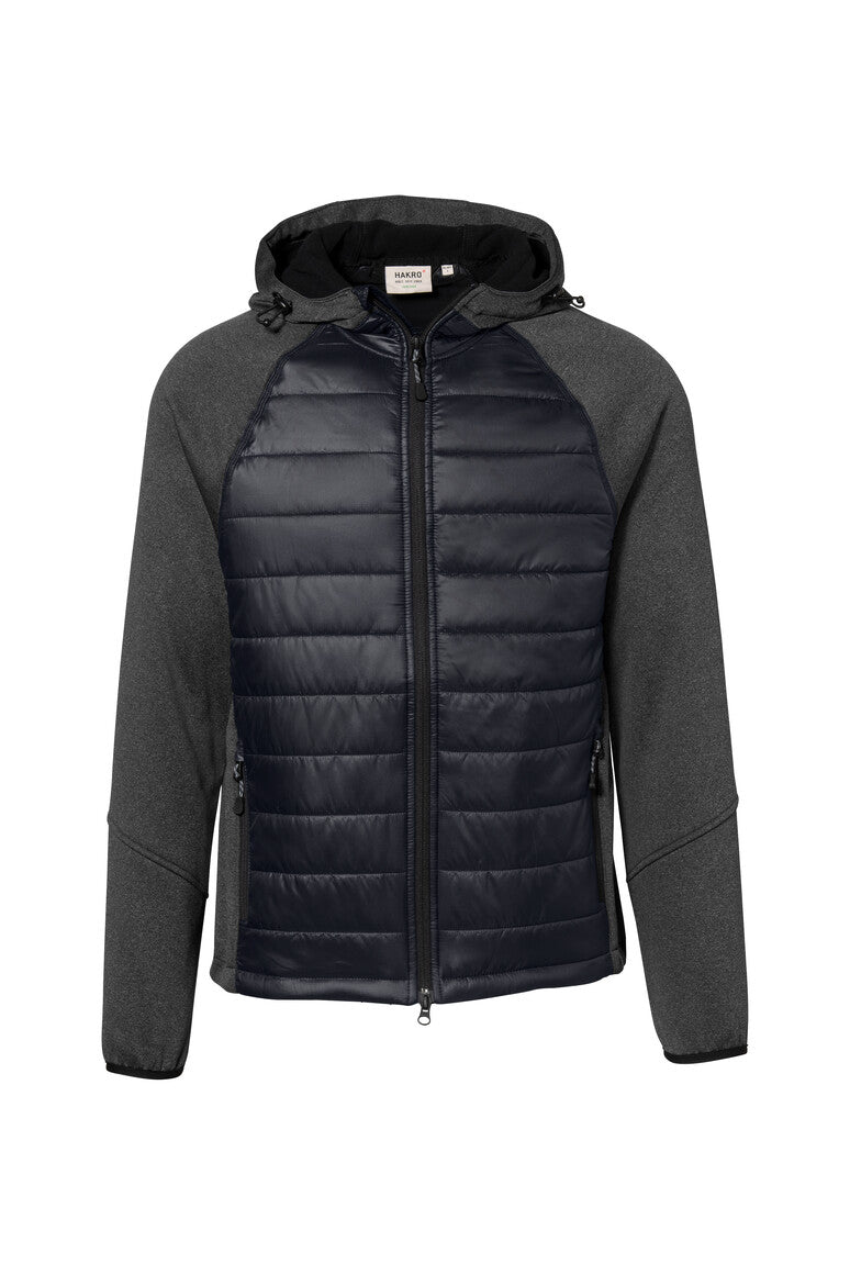 HAKRO Kapuzen-Hybridjacke Contrast (0865)